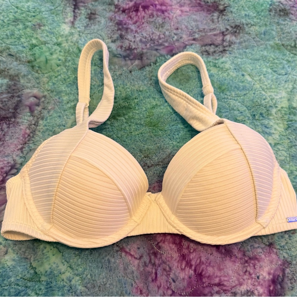 NWT PINK bikini top XS